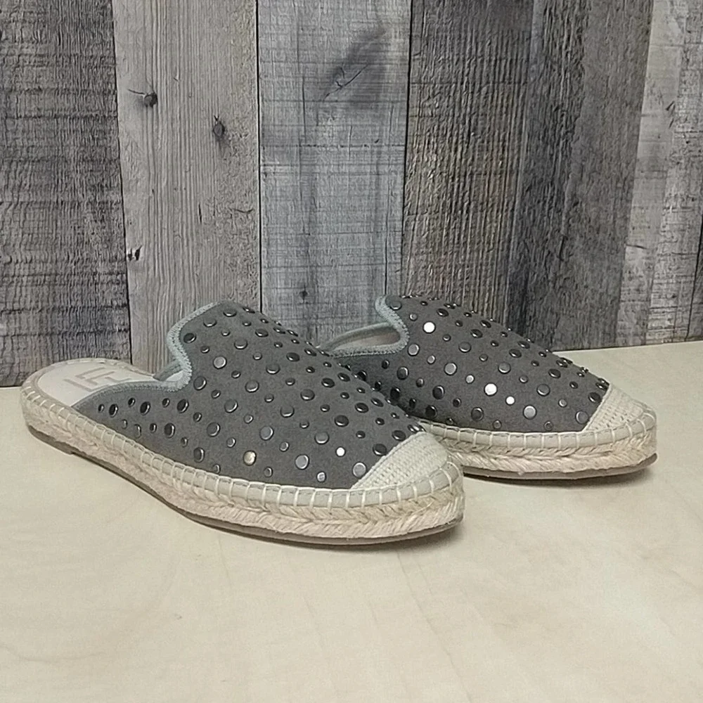 LF / Life Leather Espadrilles Studded Shoes